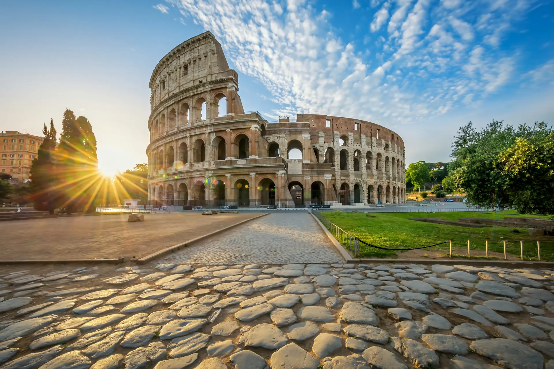 Rome en 48h - Le Colisée au coucher du soleil