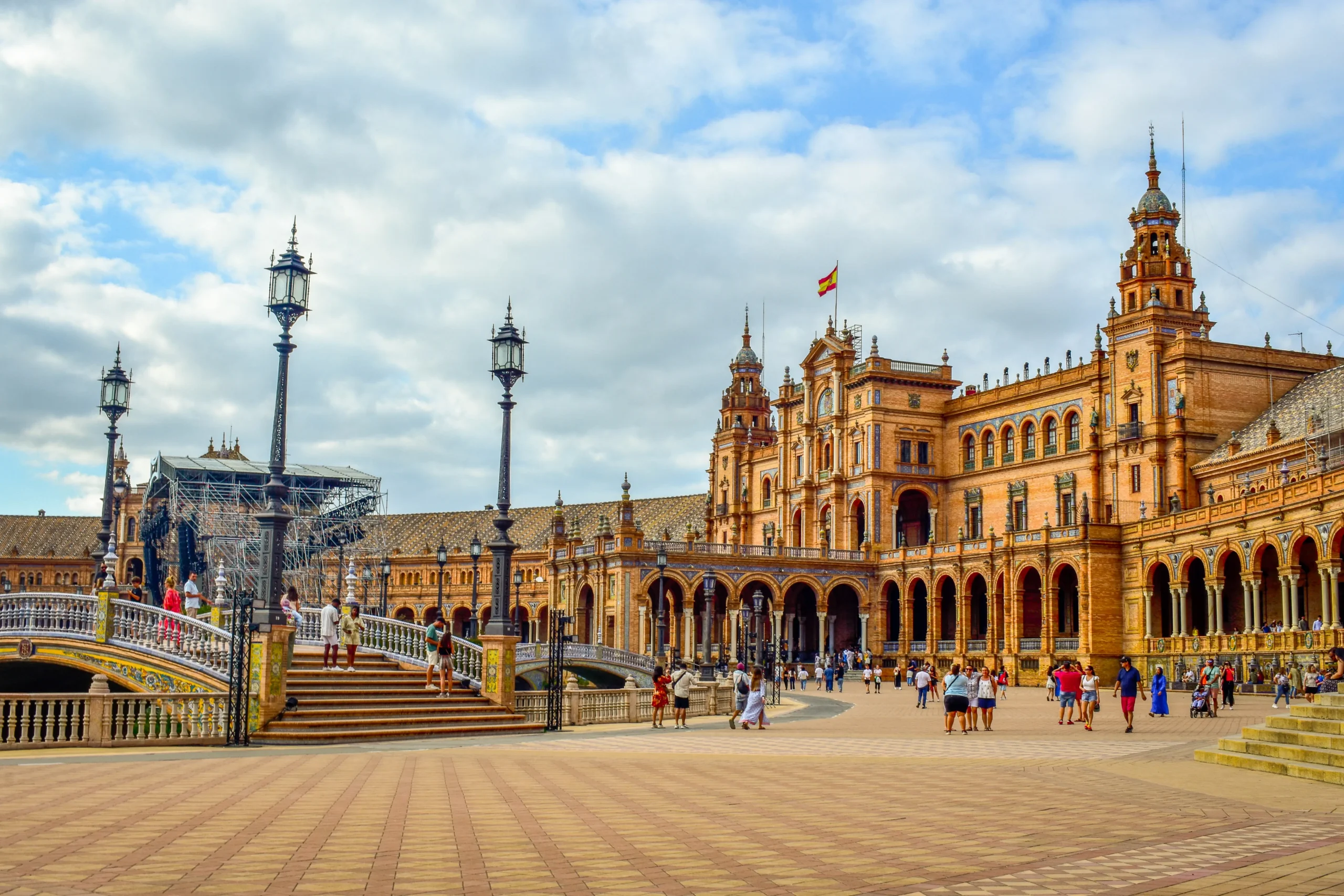 Destination Séville - Vue sur la plaza de España de Séville