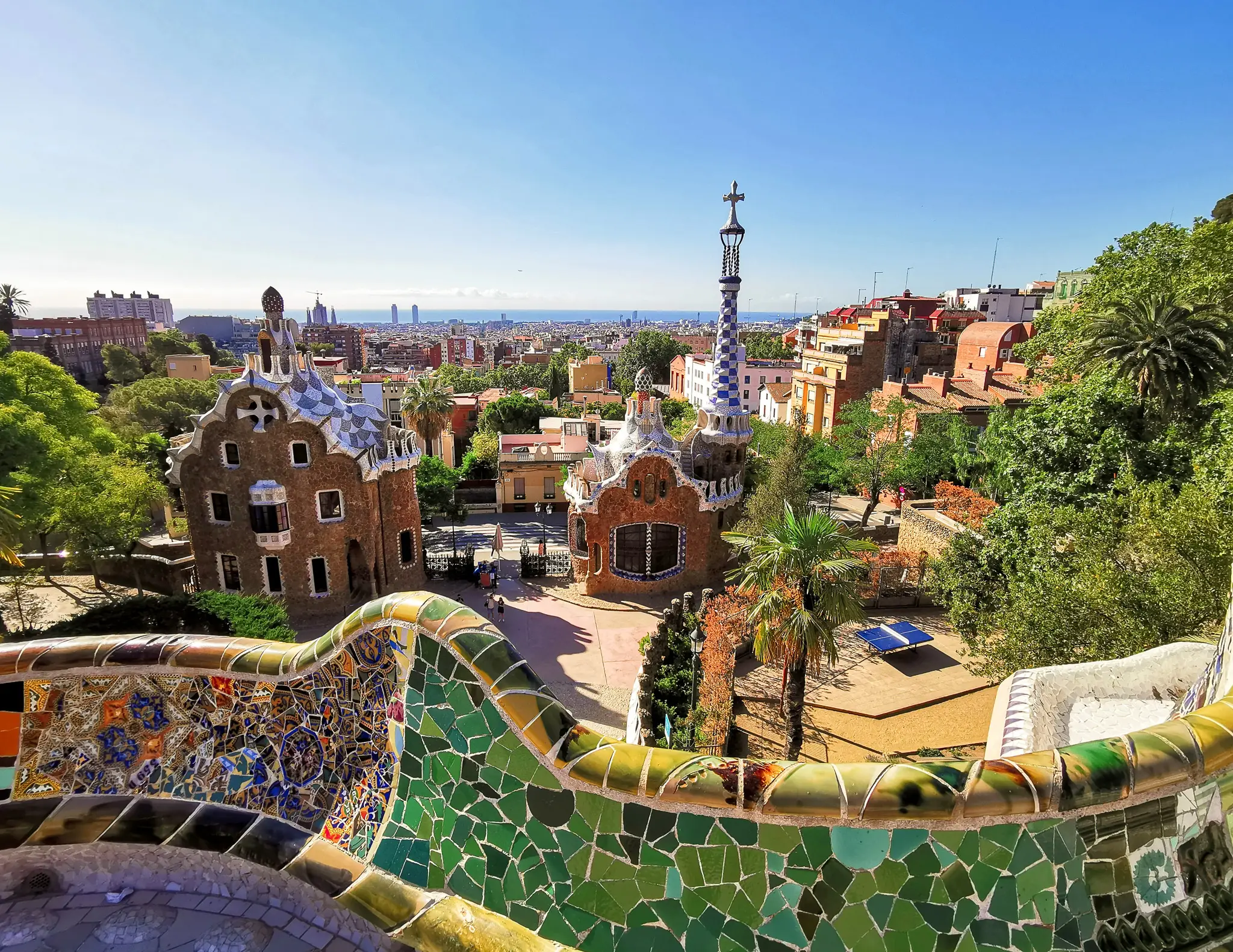 Barcelone en 48h - Les mosaïques du parc güell