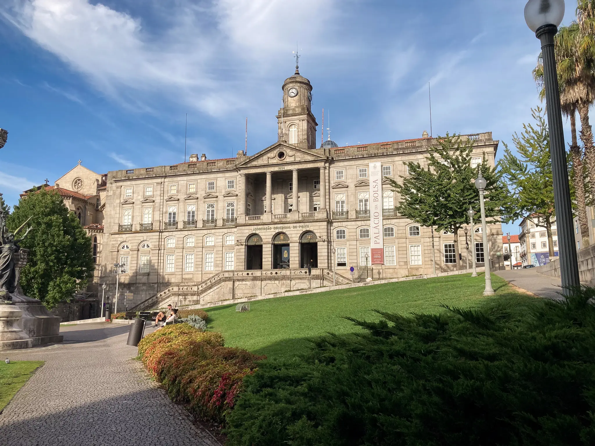Le palais de la bourse à Porto