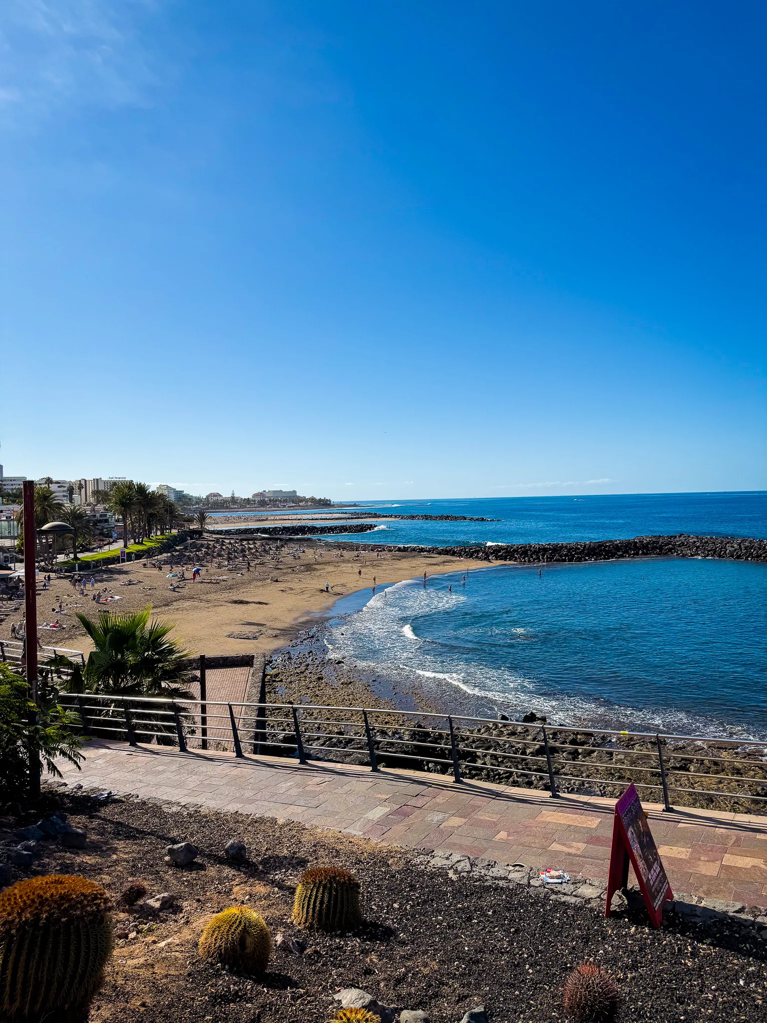 Visiter Tenerife en 7 jours - Vue sur la playa de El Bobo