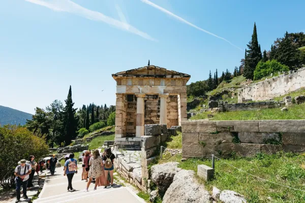Excursion à Delphes depuis Athènes, musée et visite de l'Arachova