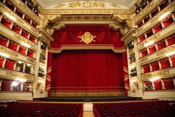 Visite du musée du théâtre de La Scala à Milan en Italie