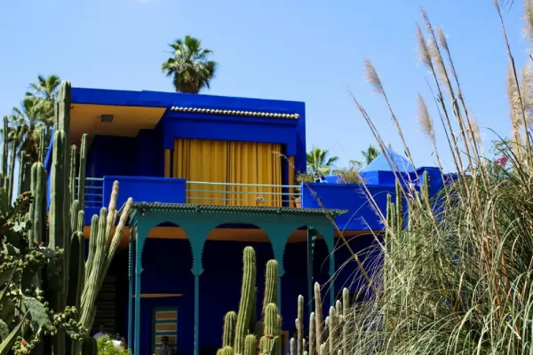 Entrée au Jardin Majorelle et au musée Yves Saint Laurent à Marrakech au Maroc