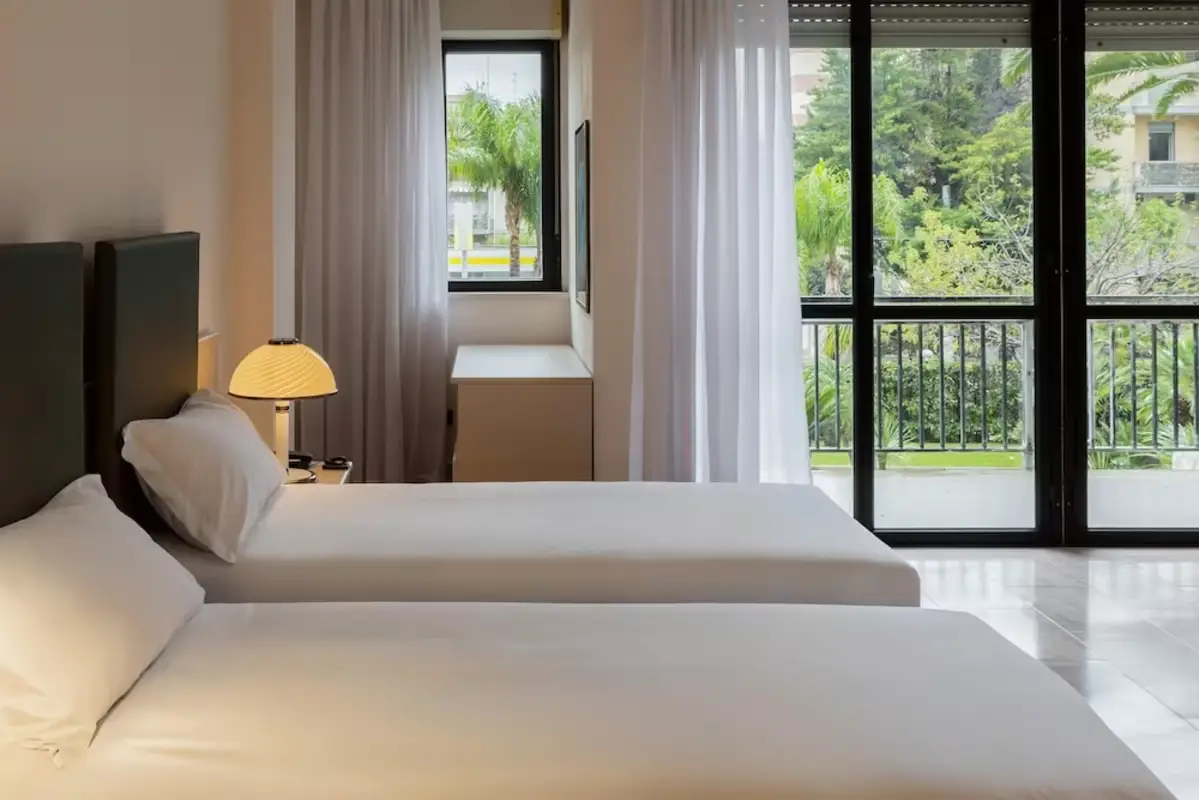 chambre-twin-avec-vue-B&B-bari-rondo